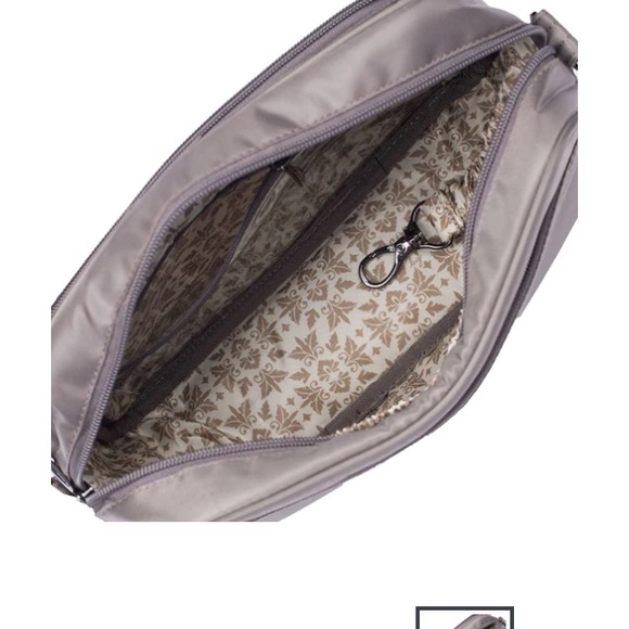 NEW! Cute “lug” Gray Quilted Crossbody Bag - Picture 8 of 11